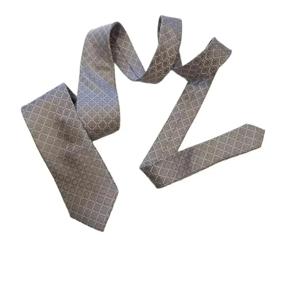 Joseph & Feiss Silk Silver Grey  Neck Tie